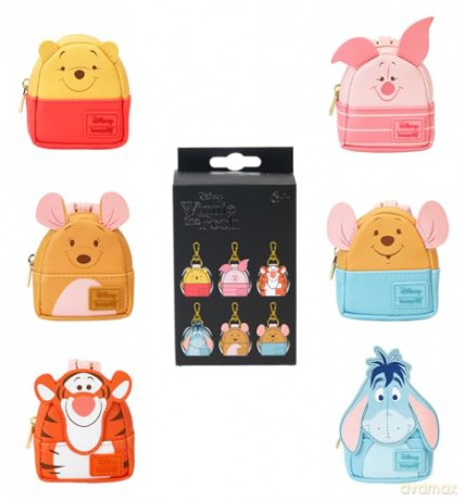 Loungefly Disney Winnie The Pooh Mystery Box Mini Backpacks Bag CharmEA WDK0783EA