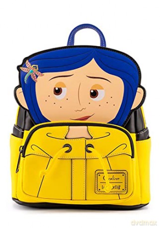 Loungefly Laika Coraline Rain Coat Cosplay Mini Backpack COBK0012