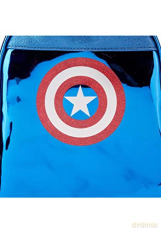 Loungefly Marvel Captain America Shine Cosplay Mini Backpack MVBK0276
