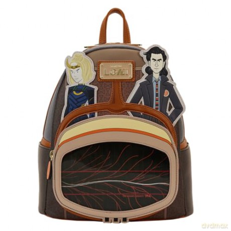 Loungefly Marvel Loki TVA Lenticular Multiverse Mini Backpack MVBK0321