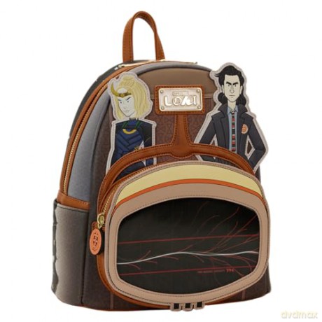 Loungefly Marvel Loki TVA Lenticular Multiverse Mini Backpack MVBK0321