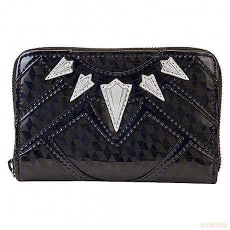 Loungefly Marvel Shine Black Panther Cosplay Zip Around Wallet MVWA0207