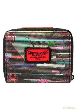 Loungefly Marvel SpiderMan Across The Spiderverse Lenticular Zip Around Wallet MVWA0187