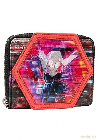 Loungefly Marvel SpiderMan Across The Spiderverse Lenticular Zip Around Wallet MVWA0187