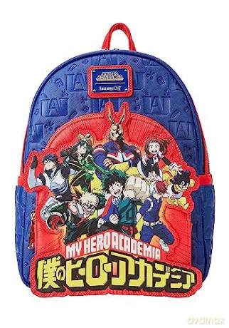 Loungefly My Hero Academia Group Debossed Logo Mini Backpack MHABK0023