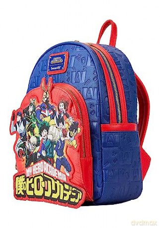 Loungefly My Hero Academia Group Debossed Logo Mini Backpack MHABK0023