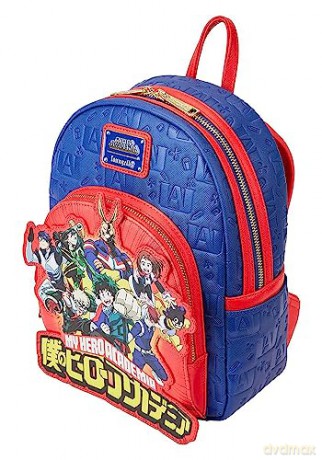 Loungefly My Hero Academia Group Debossed Logo Mini Backpack MHABK0023