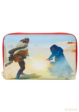 Loungefly Star Wars Scenes Series Phantom Menace Zip Around Wallet STWA0234