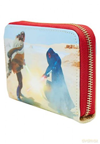 Loungefly Star Wars Scenes Series Phantom Menace Zip Around Wallet STWA0234