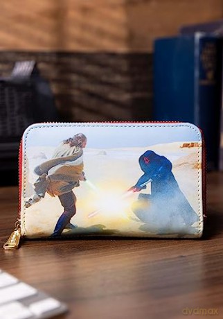 Loungefly Star Wars Scenes Series Phantom Menace Zip Around Wallet STWA0234