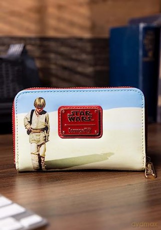 Loungefly Star Wars Scenes Series Phantom Menace Zip Around Wallet STWA0234