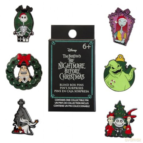 Loungefly Walt Disney Nightmare Before Christmas Seasonal Blind Box Enamel Pins