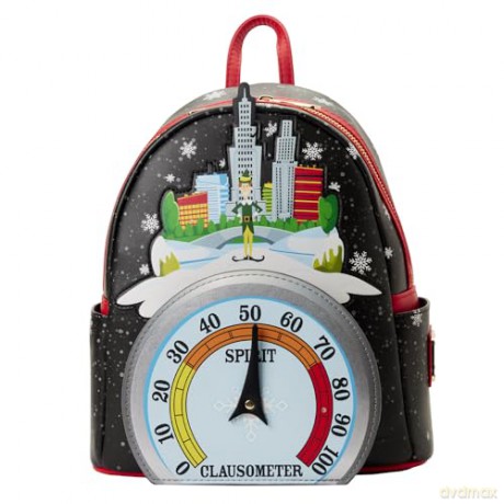 Loungefly Warner Bros Elf Clausometer Light Up Mini Backpack ELFBK0006