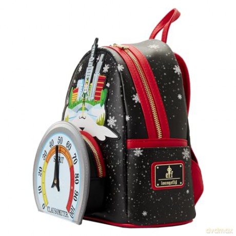 Loungefly Warner Bros Elf Clausometer Light Up Mini Backpack ELFBK0006