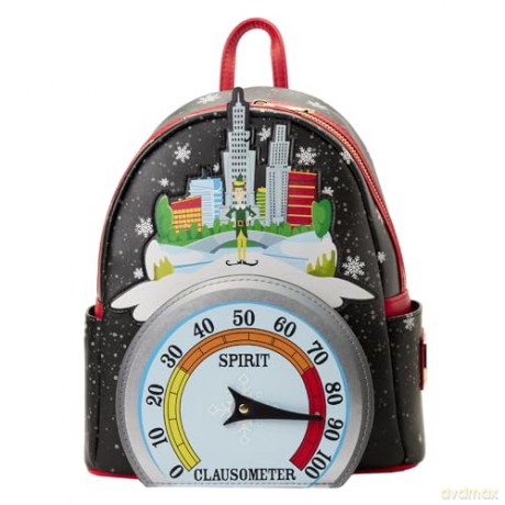 Loungefly Warner Bros Elf Clausometer Light Up Mini Backpack ELFBK0006