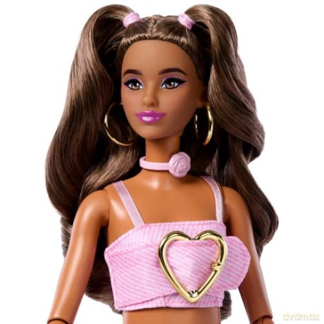 Mattel Barbie Deluxe Style Pink Flared Jeans JJN72