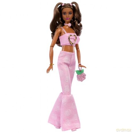 Mattel Barbie Deluxe Style Pink Flared Jeans JJN72