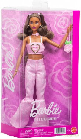 Mattel Barbie Deluxe Style Pink Flared Jeans JJN72