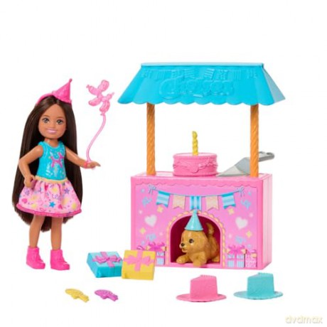 Mattel Barbie Family Friends Club Chelsea Birthday Surprise Set JJB41