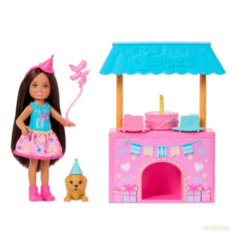 Mattel Barbie Family Friends Club Chelsea Birthday Surprise Set JJB41