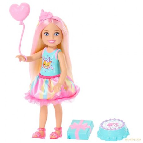 Mattel Barbie Family Friends Club Chelsea Happy Birthday Doll JJB37