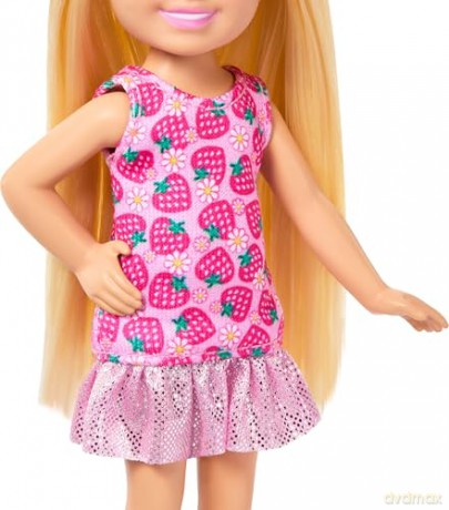 Mattel Barbie Family Friends Club Chelsea Strawberry Mini Doll JJB33