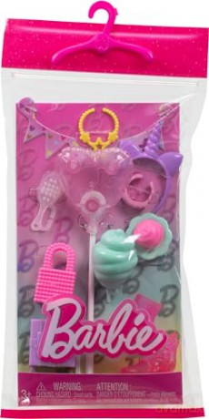 Mattel Barbie Pink Heart Balloon Accessories HWV73