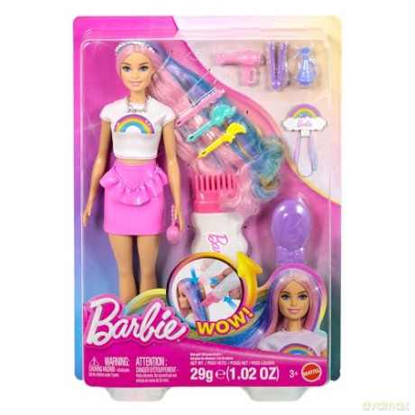 Mattel Barbie Rainbow Sparkle Hair Doll JJP07