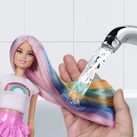 Mattel Barbie Rainbow Sparkle Hair Doll JJP07