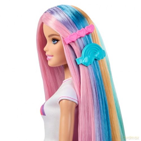 Mattel Barbie Rainbow Sparkle Hair Doll JJP07