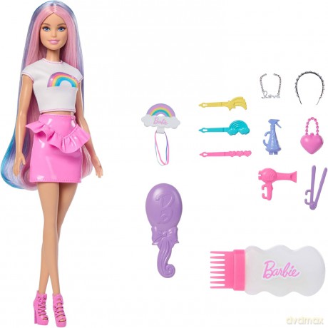 Mattel Barbie Rainbow Sparkle Hair Doll JJP07