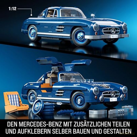 Mattel Brick Shop Hot Wheels Premium Series MercedezBenz 300 SL HWW25