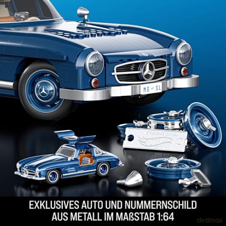 Mattel Brick Shop Hot Wheels Premium Series MercedezBenz 300 SL HWW25
