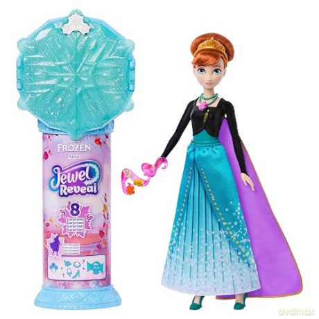 Mattel Disney Frozen Jewel Reveal Anna with Jewelry Box Doll JJY37