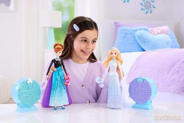 Mattel Disney Frozen Jewel Reveal Anna with Jewelry Box Doll JJY37