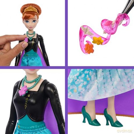 Mattel Disney Frozen Jewel Reveal Anna with Jewelry Box Doll JJY37