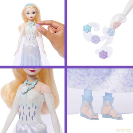 Mattel Disney Frozen Jewel Reveal Elsa with Jewelry Box Doll JJY36