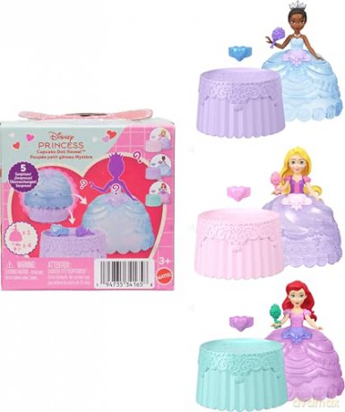 Mattel Disney Princess Cupcake Doll Reveal Random JJT70