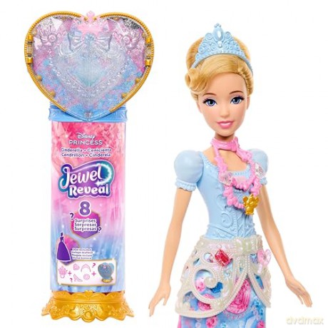 Mattel Disney Princess Fashion Dolls Cinderella with Jewelry Box Doll JHL50