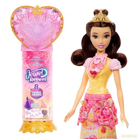 Mattel Disney Princess Jewel Reveal Belle Doll JHL51