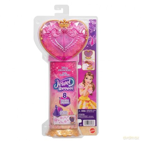Mattel Disney Princess Jewel Reveal Belle Doll JHL51