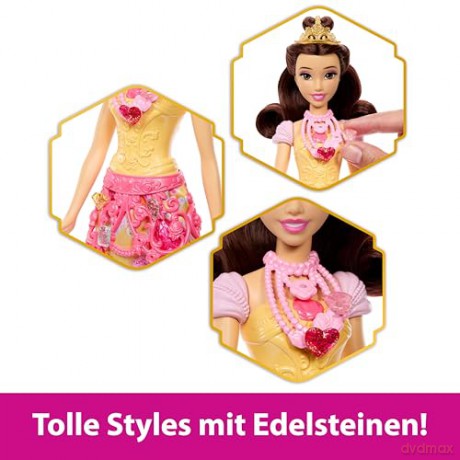 Mattel Disney Princess Jewel Reveal Belle Doll JHL51