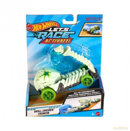 Mattel Hot Wheels Lets Race Activate Skull Crusher Vehicle JJX16