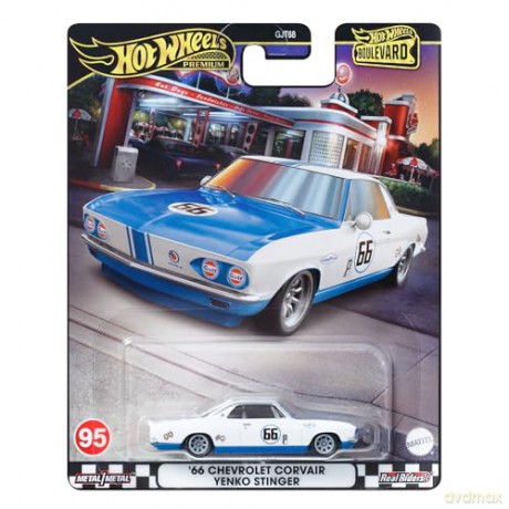 Mattel Hot Wheels Premium Boulevard 66 Chevrolet Corvair Yenko Stinger HRT69