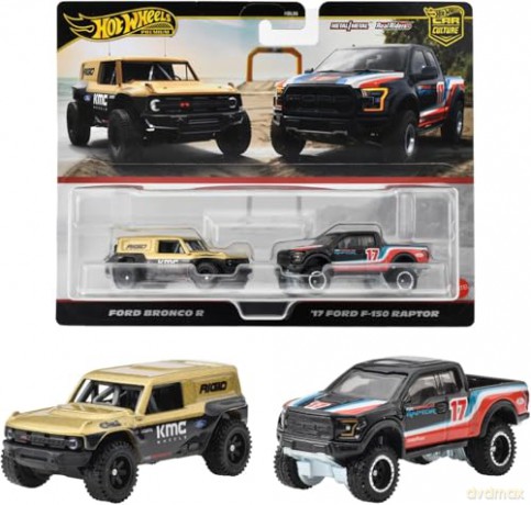 Mattel Hot Wheels Premium Car Culture Ford Bronco 17 Ford F150 Raptor HRR77