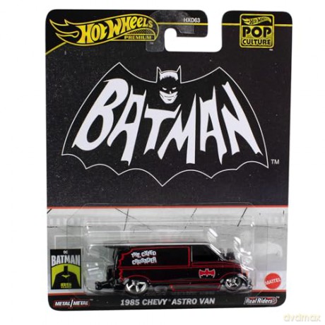 Mattel Hot Wheels Premium Pop Culture Batman 1985 Chevy Astro Van HVJ48