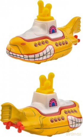 Mattel Hot Wheels Premium Pop Culture The Beatles Yellow Submarine Vehicle JBL74