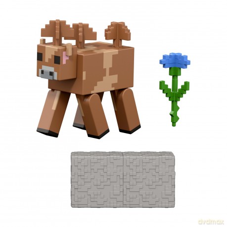 Mattel Minecraft Redstone Charged Mooshroom 8cm Figure JJR95