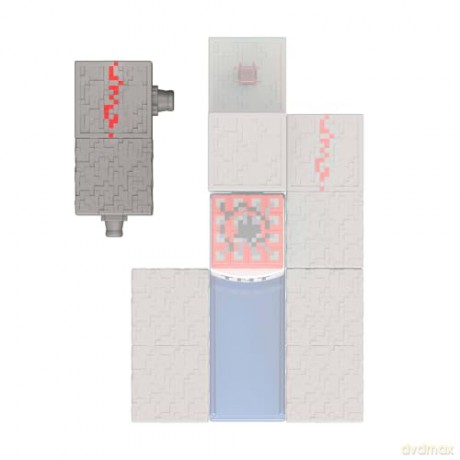Mattel Minecraft Redstone Charged Skeleton 8cm Figure JJR93