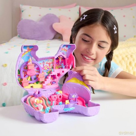 Mattel Polly Pocket Mini Doll Celebration Kitty Playset JFT90